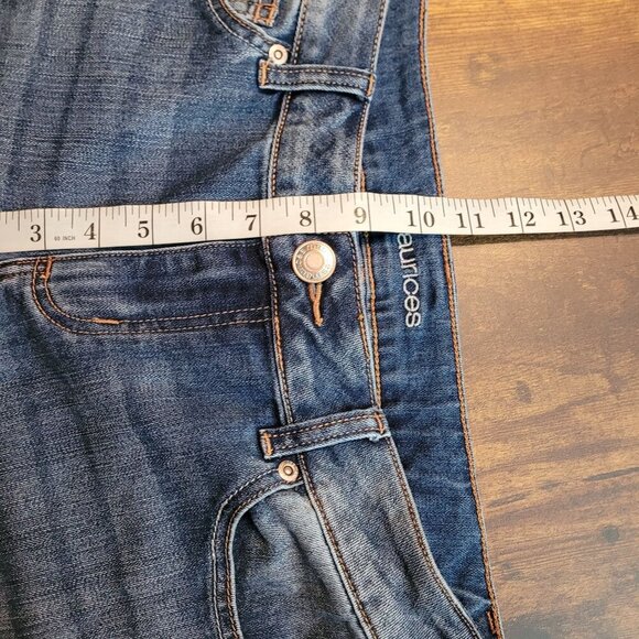 Maurices Jeans Womens 8 S Mid Rise Straight Medium Light Wash Stretch Denim - Picture 7 of 10